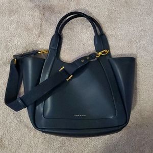 Charles and Keith nova canvas tote bag